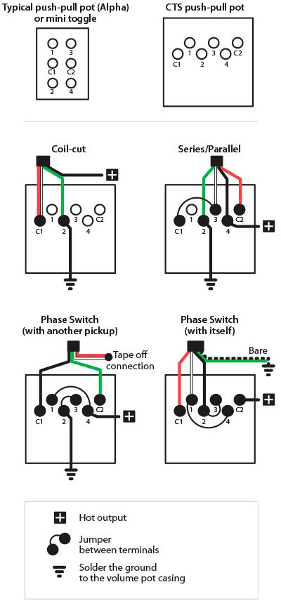 cts dpdt pull pot wiring